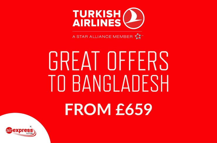 Air  Express Luton Special Offer  Turkish Bangladesh 1